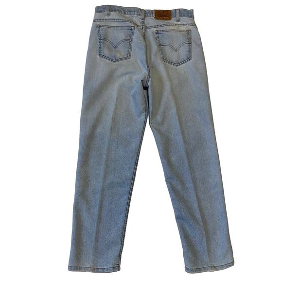 Vintage Levis Flex Denim Jeans Light Wash 90's Mens Size 34 x 30 - Picture 2 of 13